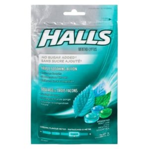 Halls Lozenges Mentho-Lyptus Assorted Mint No Sugar Added