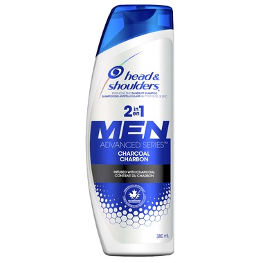 Head & Shoulders Men Advanced 2in1 Charcoal Shampoo to Deep Clean & Detox
